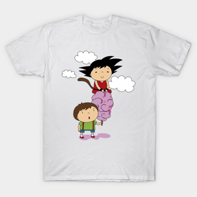 Goku Cotton Candy Cloud T-Shirt-TOZ